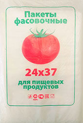 Полиэтиленовый пакет ПНД фасовочный 24х37х10 помидор 400/20 в Саратове - купить оптом от производителя ПК Котово Полимер
