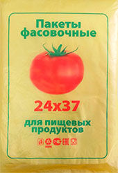 Полиэтиленовый пакет ПНД фасовочный 24х37х8 помидор 400/20 в Саратове - купить оптом от производителя ПК Котово Полимер