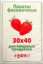 Полиэтиленовый пакет ПНД фасовочный 30х40х10 клубника в Саратове - купить оптом от производителя ПК Котово Полимер